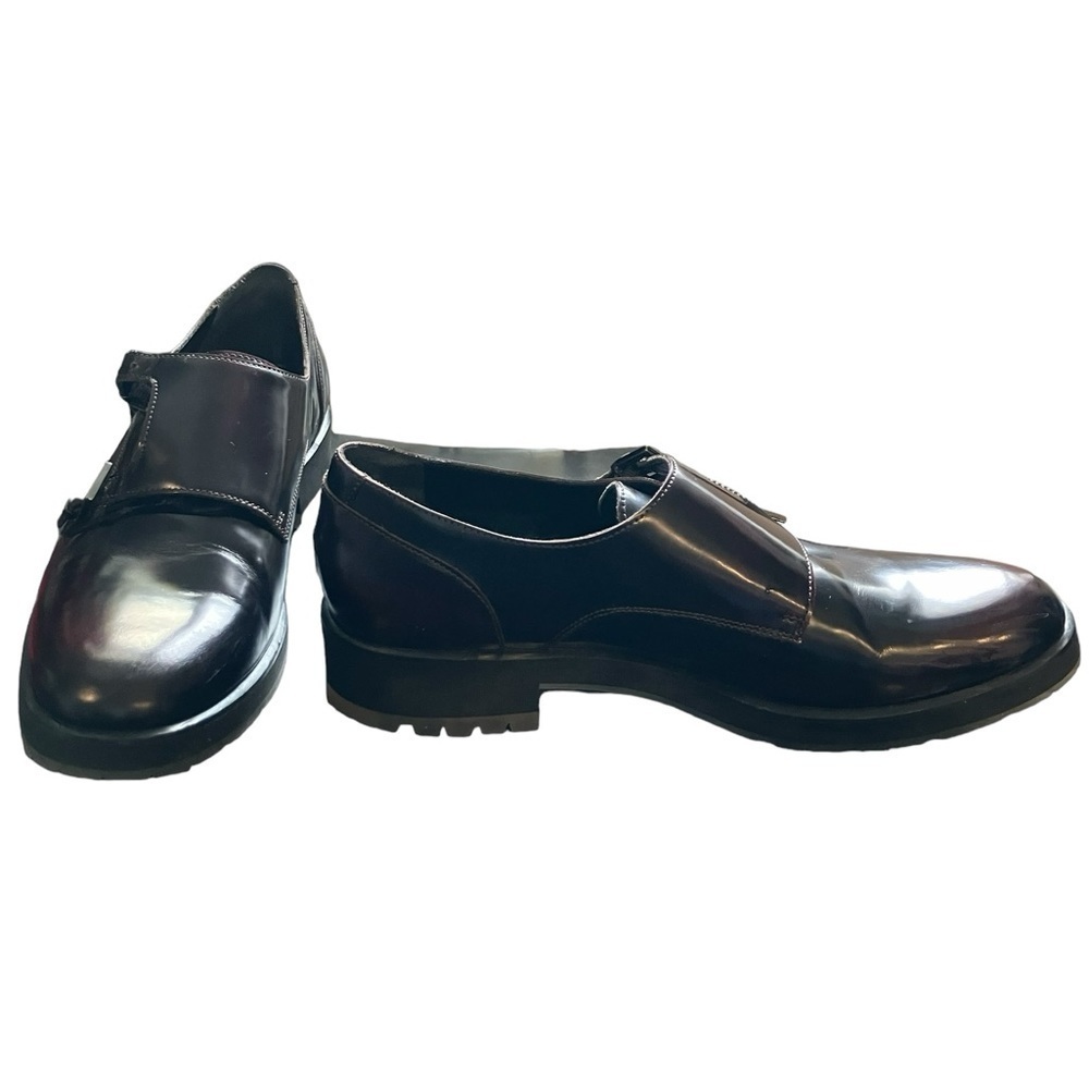 Aquatalia Black Patent Leather Loafers Size 10 - Picture 4 of 9